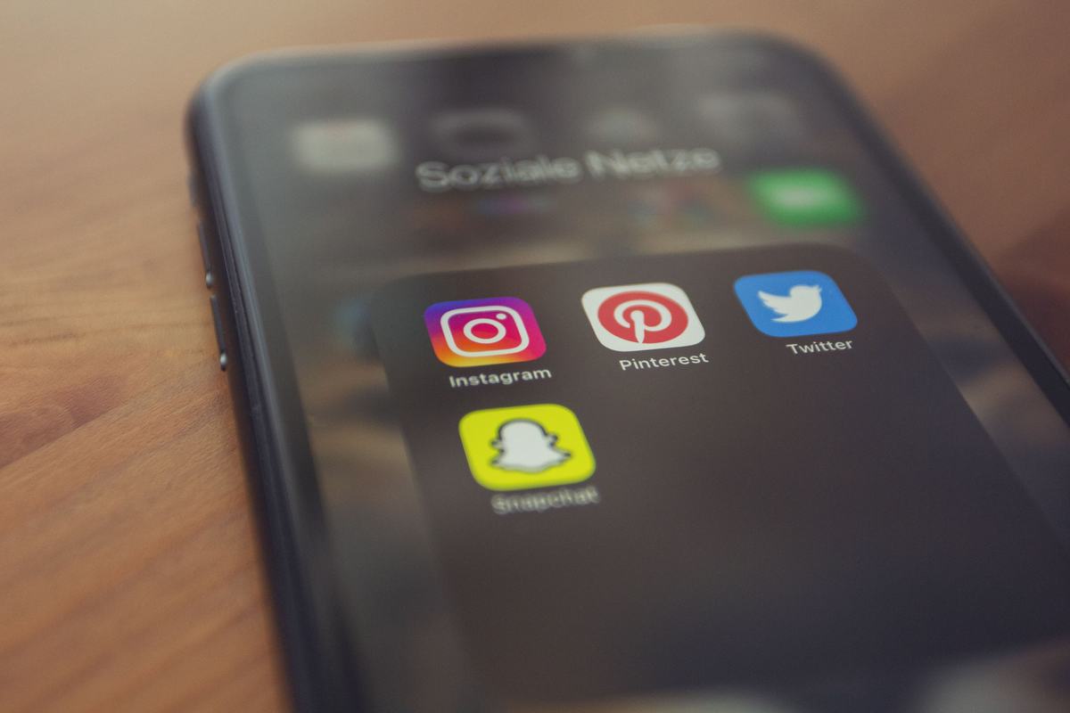 Applications de réseaux sociaux sur un smartphone